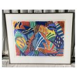 EMMA MASLEY 88 MONOTYPE ART 25.5X30.5.