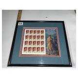 LEGENDS OF HOLLYWOOD HUMPHREY BOGART FRAMED STAMP