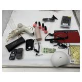 HAIR DRYER, SUNGLASSES, NAIL POLISH, CELL PHONES,