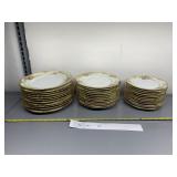 HAVILAND FRANCE PORCELAIN PLATES.