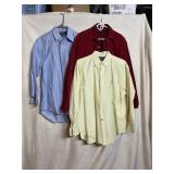 VINTAGE RALPH LAUREN MEN'S SHIRTS, SIZE L/XL