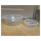 FRY GLASS LARGE OVAL SMALL ROUND BAKING DISHES