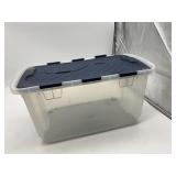 PLASTIC STORAGE BIN.