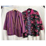 VINTAGE LIZ CLAIBORNE BLAZER SIZE 6, QUILTED