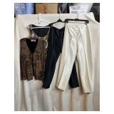 VINTAGE LADIES TOPS & TROUSERS, ANN TAYLOR SILK,