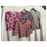 COLORFUL WOMEN'S TOPS SIZE S, BODEN, TALBOTS &