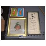 THE CAPTAIN CARDS, FRAMED PRINTS