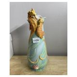 FRANZ PORCELAIN SEAHORSE VASE 17IN.