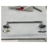 MURRAY FEISS, CHROME TOWEL BARS.