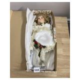BOXED PORCELAIN DOLL CHRISTINA.