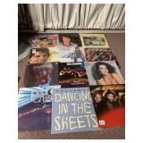 ASSORTED VINYL RECORD ALBUMS.