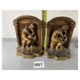 THINKER FIGURAL BOOKENDS