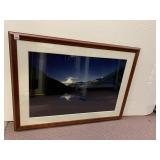 FRAMED LANDSCAPE PRINT 48X36 IN.