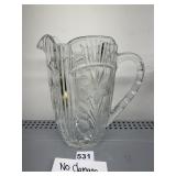 CUT GLASS PITCHER