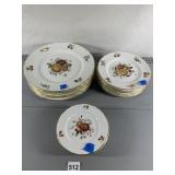 DELECTA BONE CHINA PLATES HAND PAINTED