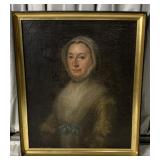 VINTAGE OIL PORTRAIT 33' X 28'