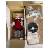 ASHTON-DRAKE GALLERIES DOTTIE & SPOTS PORCELAIN