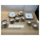 NORITAKE PORCELAIN TEA SET.