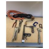 STARRETT CRESCENT WRENCH, VISE-GRIP PLIERS, HAND