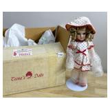 SHIRLEY TEMPLE TEENA'S DOLLS PORCELAIN DOLL.