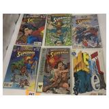 DC COMICS SUPERMAN COMIC BOOKS.