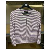 TALBOTS STRIPED 12 PETITE JACKET.