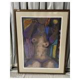 REMO M. FERRUGGIO FRAMED AP PRINT.