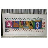 H. MATISSE MUSEUM EXHIBITION POSTER, 28X53.5.