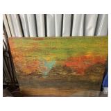 A. FANDONG ABSTRACT PAINTING 29X41 IN.