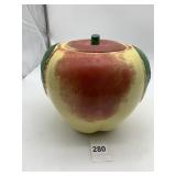 CERAMIC APPLE COOKIE JAR