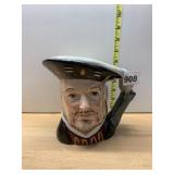 ROYAL DOULTON HENRY VIII CHARACTER JUG, APPROX 8