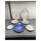 B&G CHRISTMAS PLATE, ASSORTED PORCELAIN WARE.