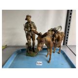 HERBERT KOPF CARVED WOOD FIGURES