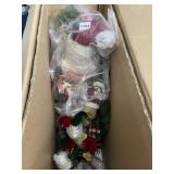 BOMBAY SANTA W/ ELVES IN SLEIGH.