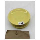 FIESTA HOMER LAUGHLIN SAUCERS.