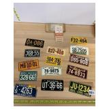 WHEATIES MINIATURE LICENSE PLATES.