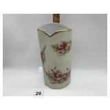 SARCON & SUARON PORCELAIN ROSE VASE.