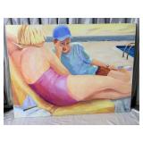 ELIZABETH DONOHUE OIL PAINTING 34'H X 46'W