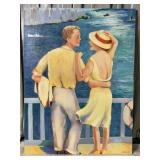 ELIZABETH DONOHUE - OIL ON CANVAS PAINTING,