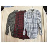 MEN'S SHIRTS, WOOL RICH, VAN HEUSEN & MORE, SIZE
