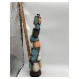 RACH ART POTTERY VESSEL, 19.5IN.