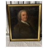 VINTAGE PORTRAIT OIL PAINTING, FRAMED, 33X28.