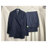VINTAGE MEN'S PIN STRIPE SUIT JACKET 40, PANT 34W