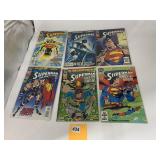 DC COMICS SUPERMAN COMIC BOOKS.