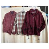 VINTAGE RALPH LAUREN & LIZ WEAR PLAIDS SHIRTS
