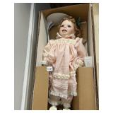 TURNER DOLLS INC. PORCELAIN DOLL.