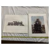 WOONE, SHULER TRAIN PRINTS.