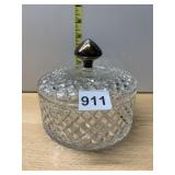 HAWKS CRYSTAL CANDY DISH