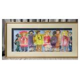 K. ZIMBICKI '01 FRAMED WATERCOLOR PAINTING