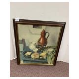 STILL LIFE PAINTED ON BOARD SEE SIGNATURE